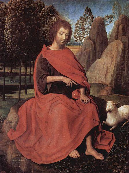 Der Hl  Johannes der Taufer, Hans Memling